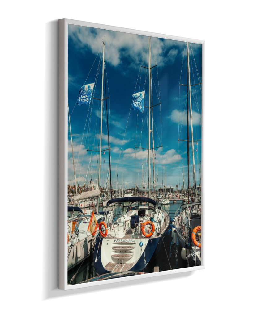 Masts and Blue