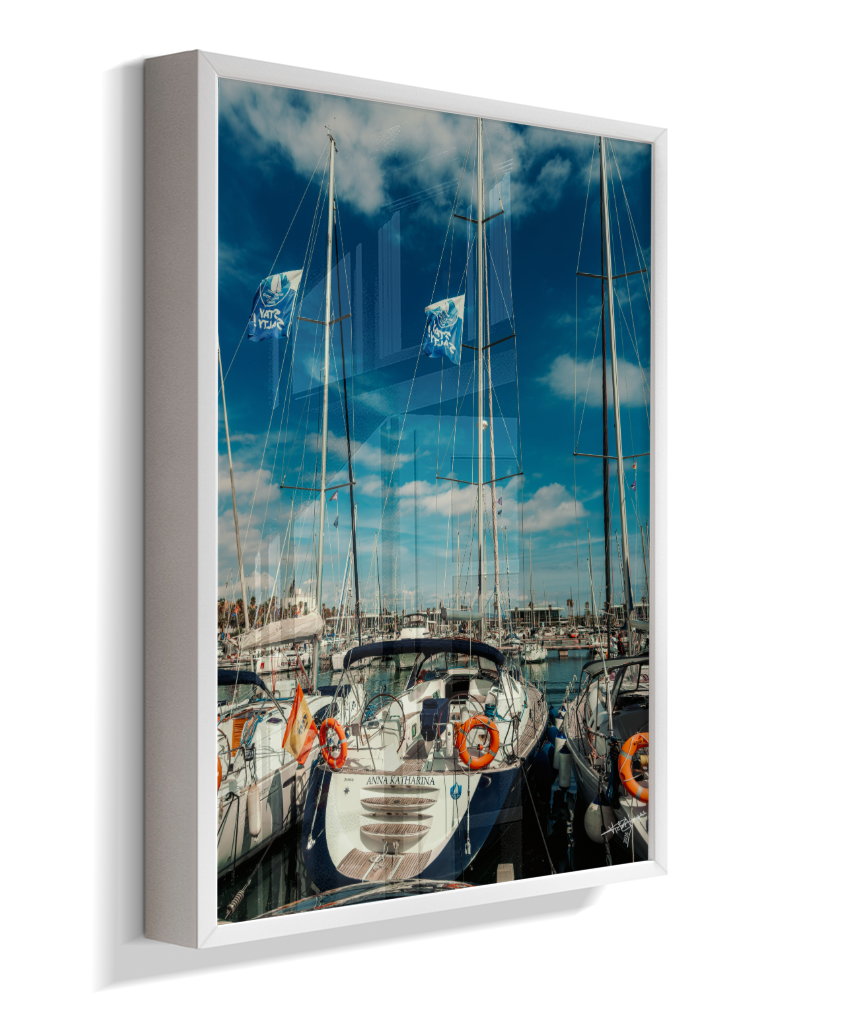 Masts and Blue
