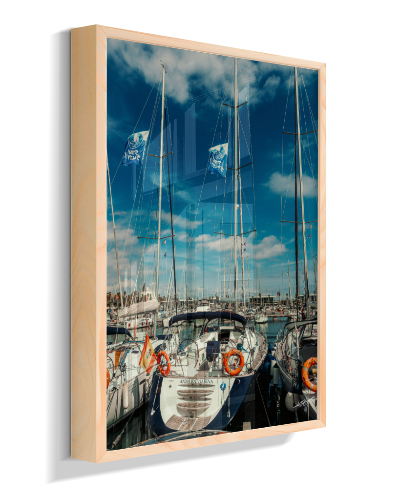 Masts and Blue