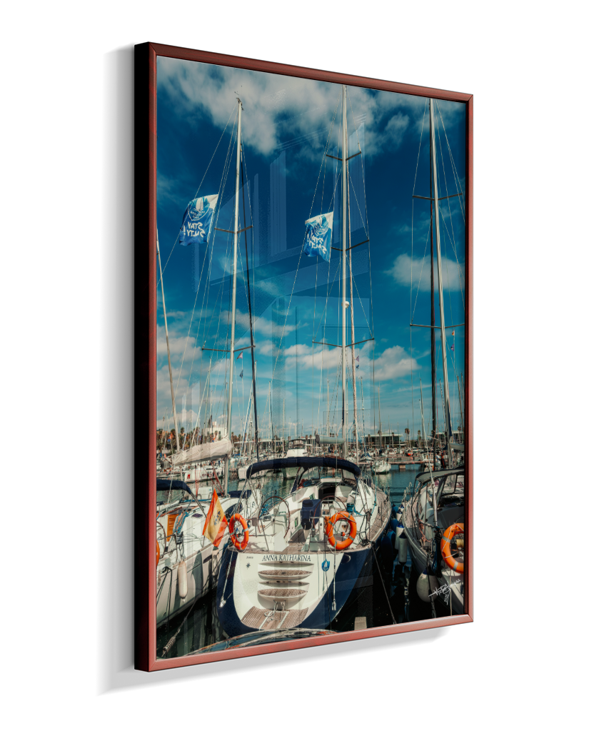 Masts and Blue