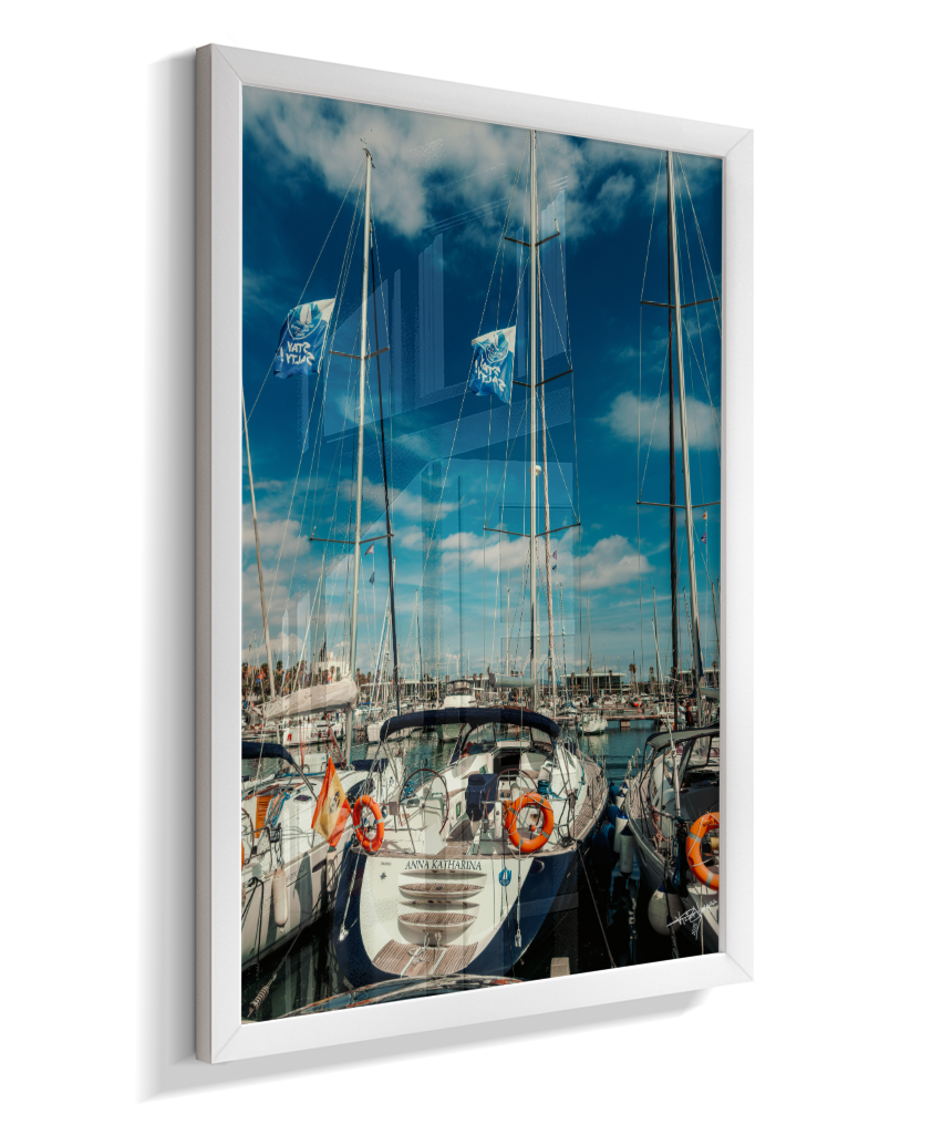 Masts and Blue