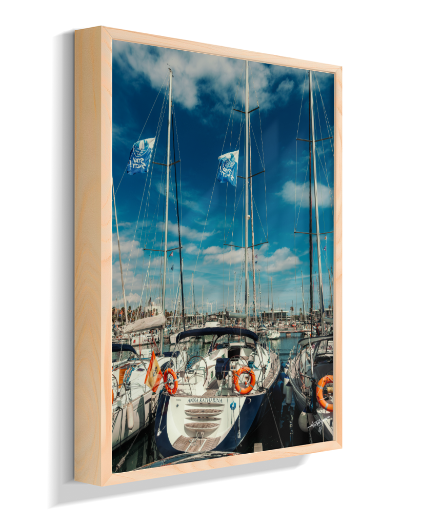 Masts and Blue