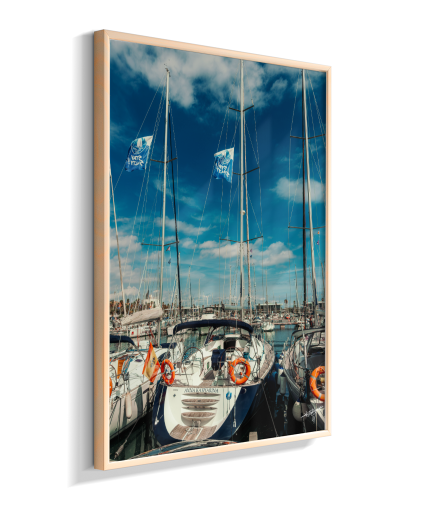 Masts and Blue