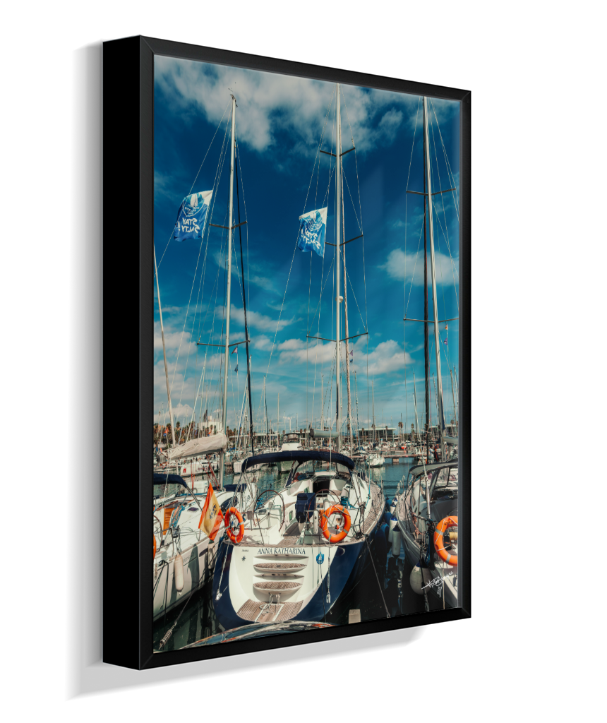 Masts and Blue