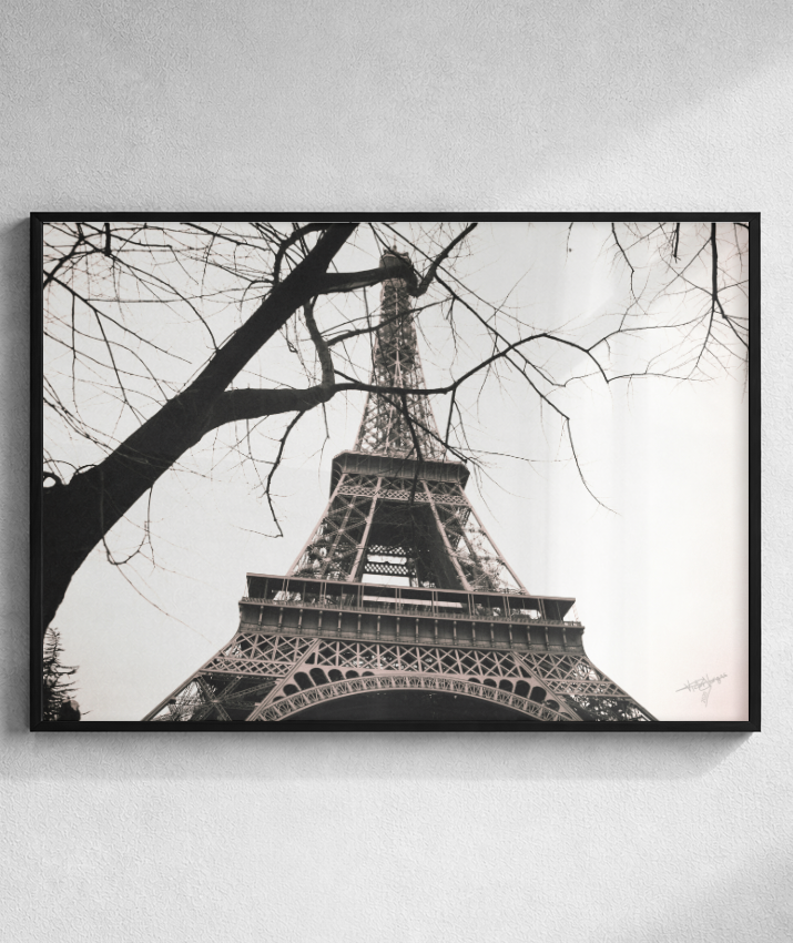 Eiffel Through Winter