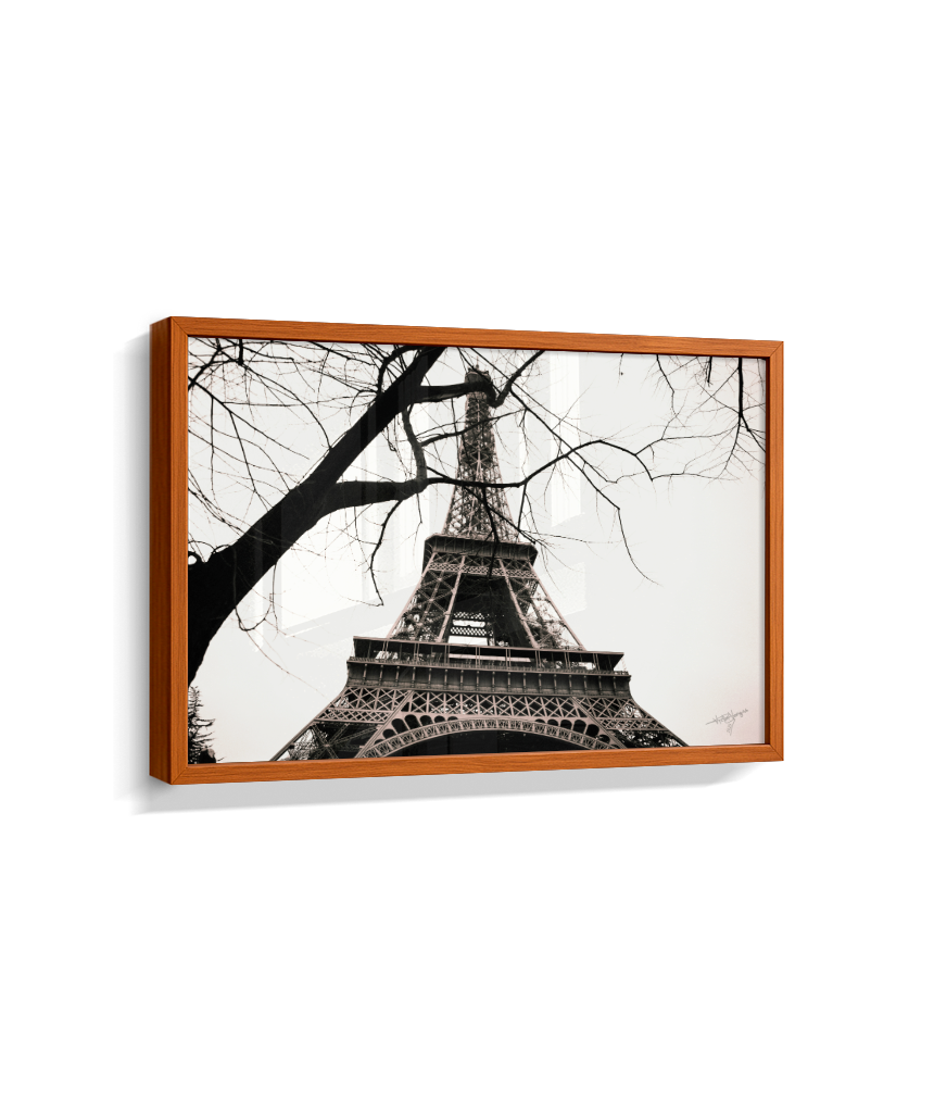 Eiffel Through Winter