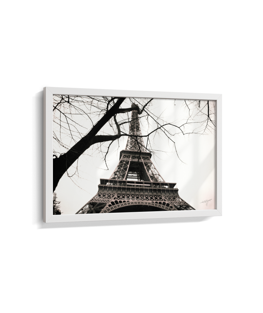 Eiffel Through Winter
