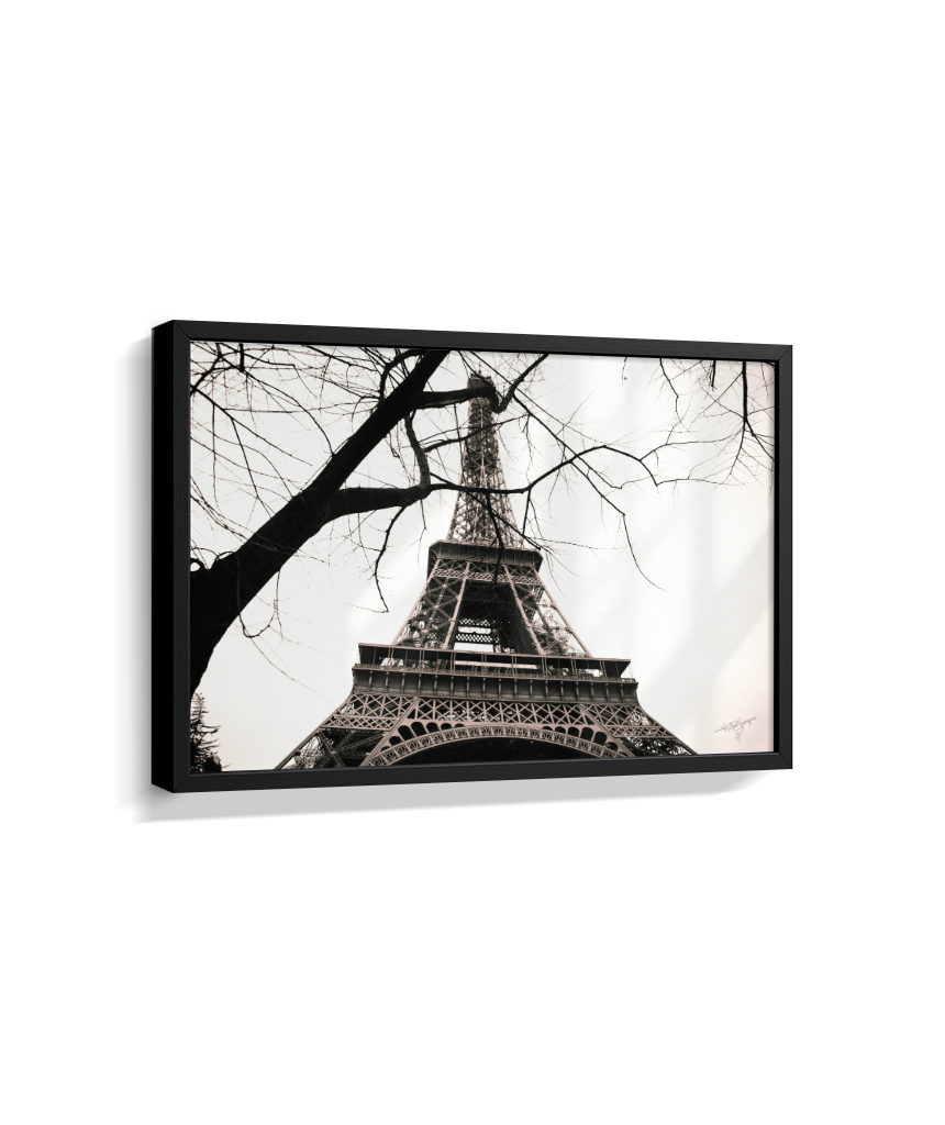 Eiffel Through Winter