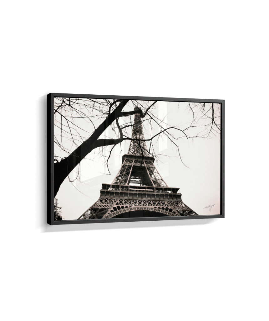 Eiffel Through Winter