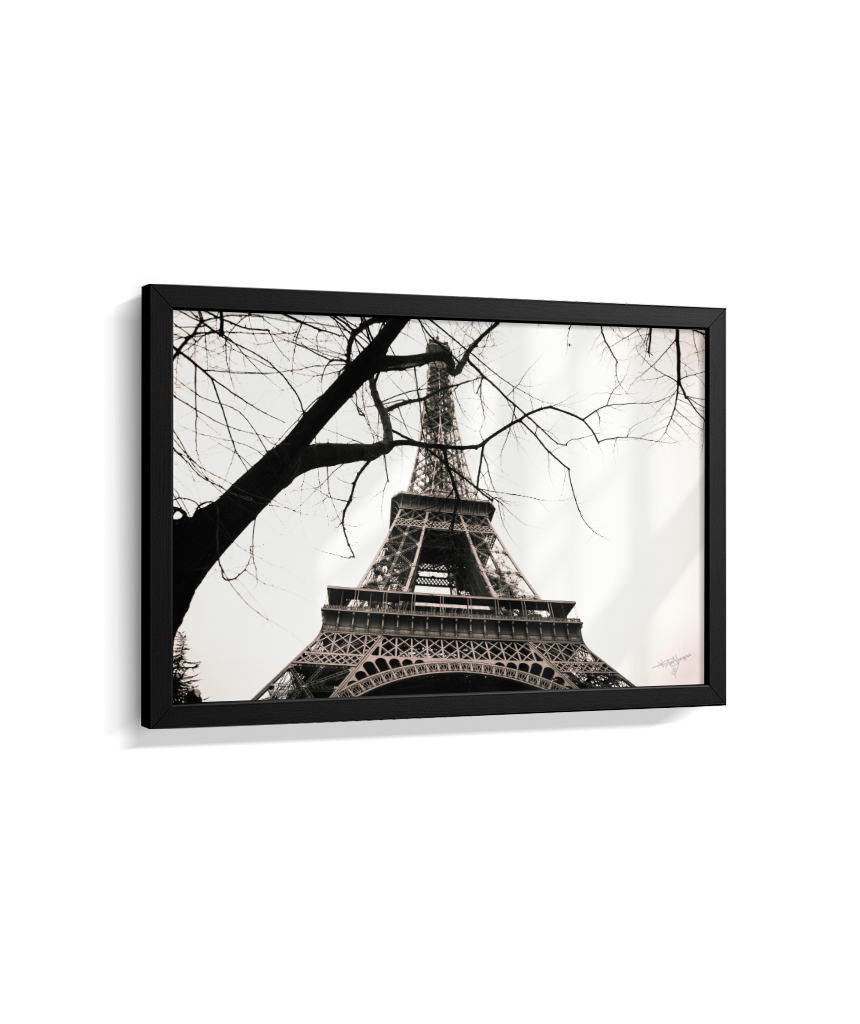 Eiffel Through Winter