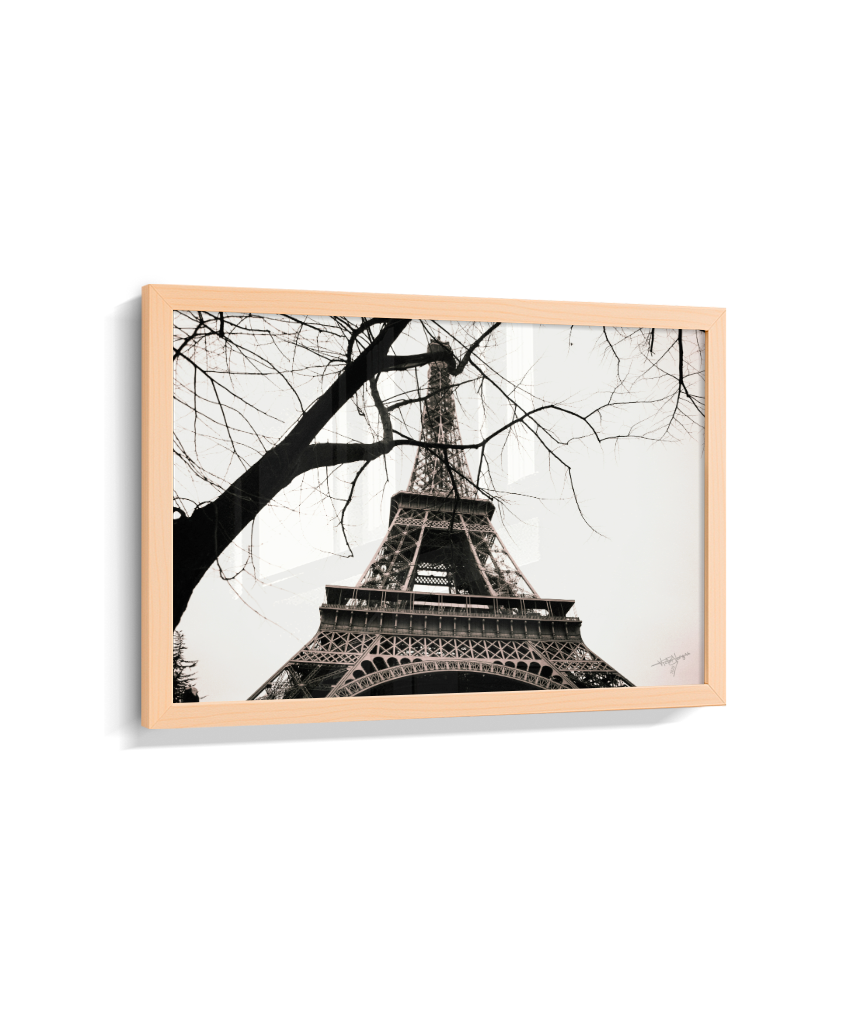 Eiffel Through Winter