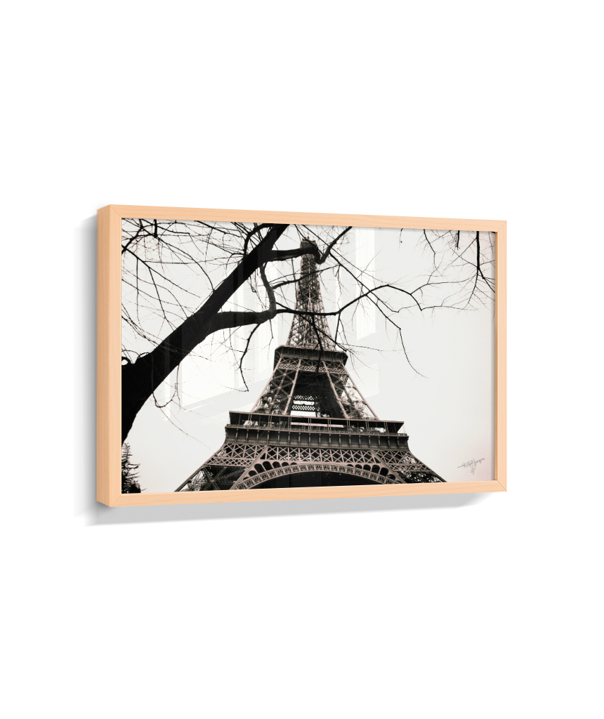 Eiffel Through Winter