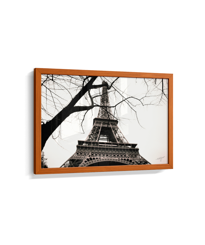 Eiffel Through Winter
