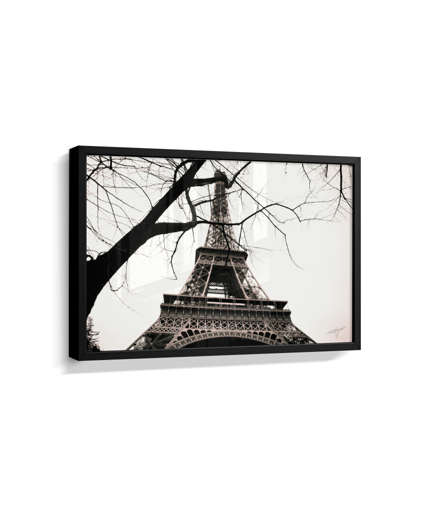 Eiffel Through Winter