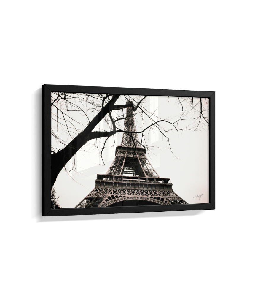 Eiffel Through Winter