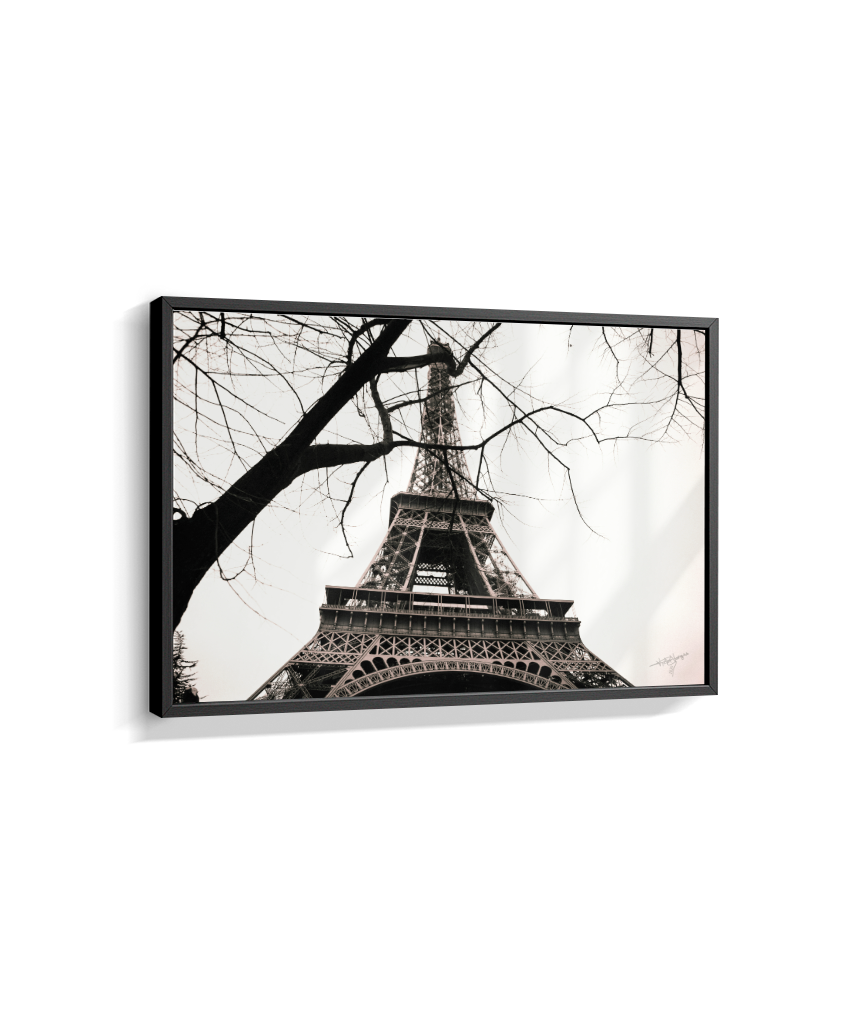 Eiffel Through Winter