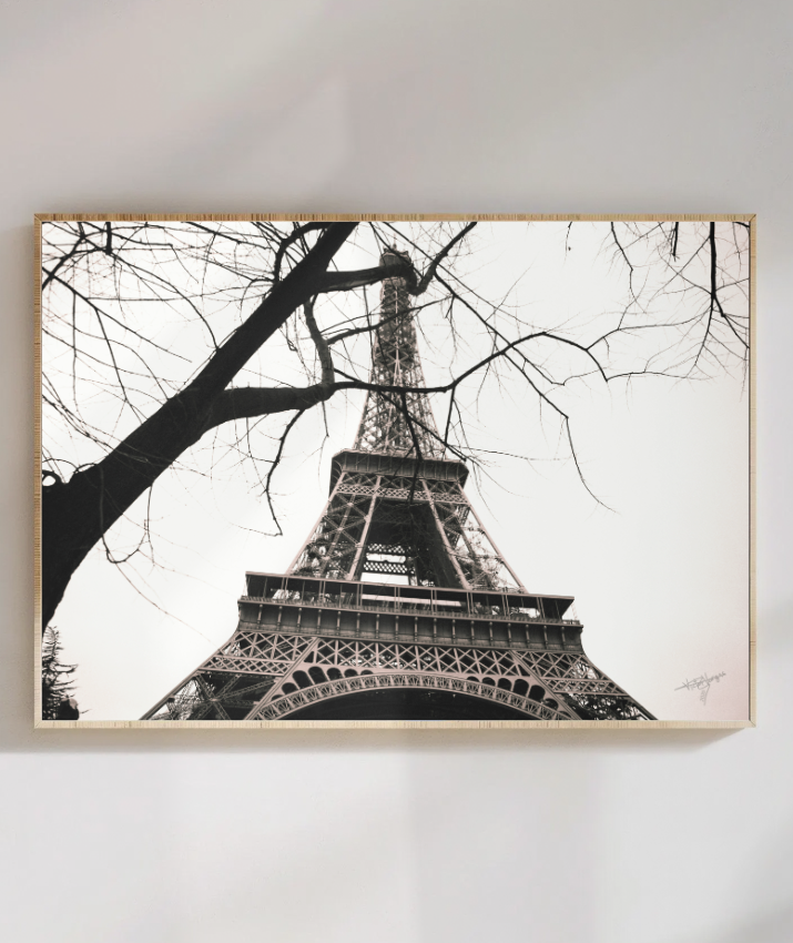 Eiffel Through Winter