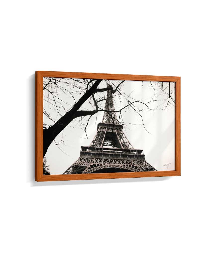 Eiffel Through Winter