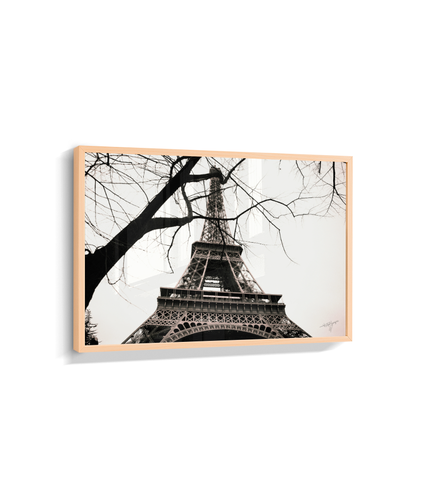 Eiffel Through Winter