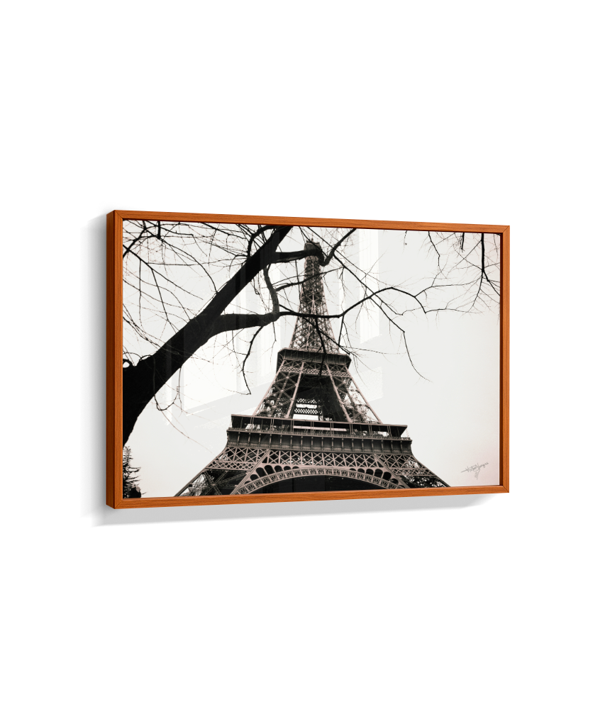 Eiffel Through Winter