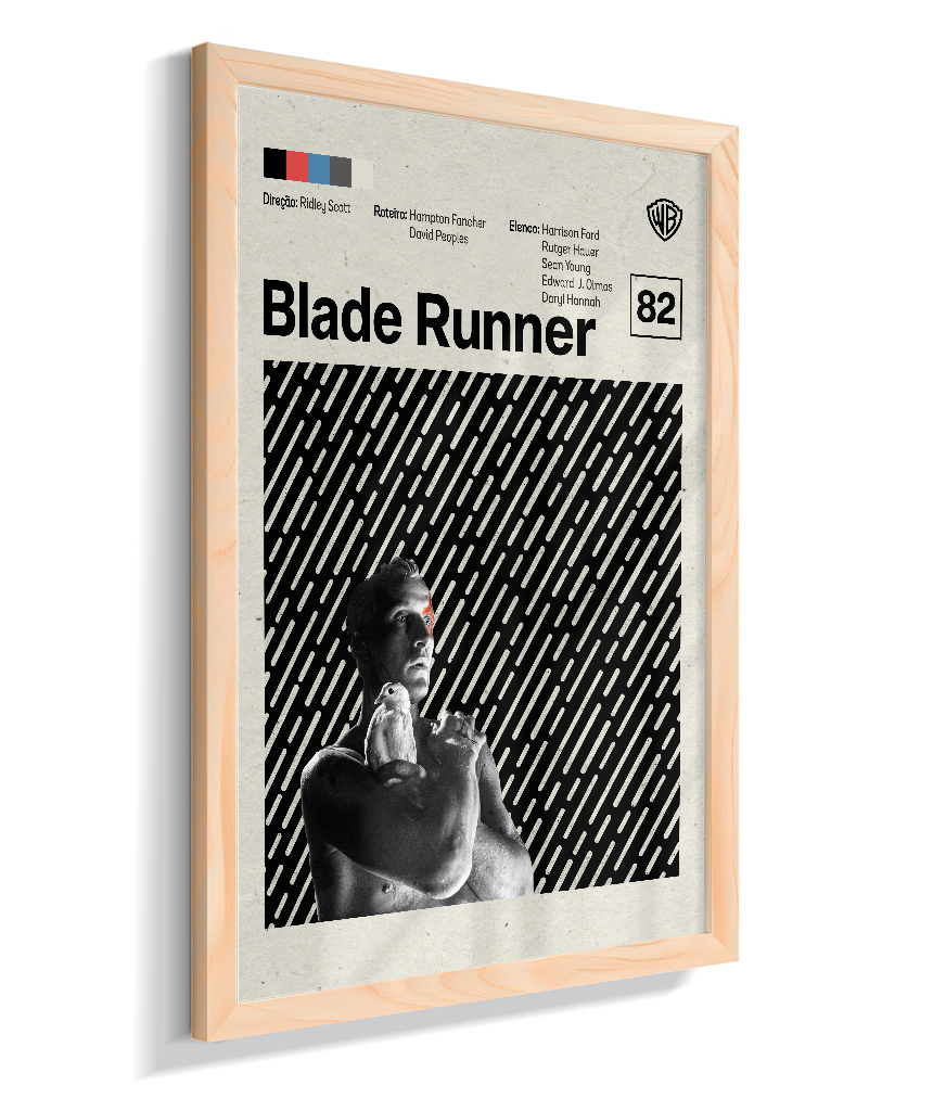 Quadro Blade Runner Minimalista