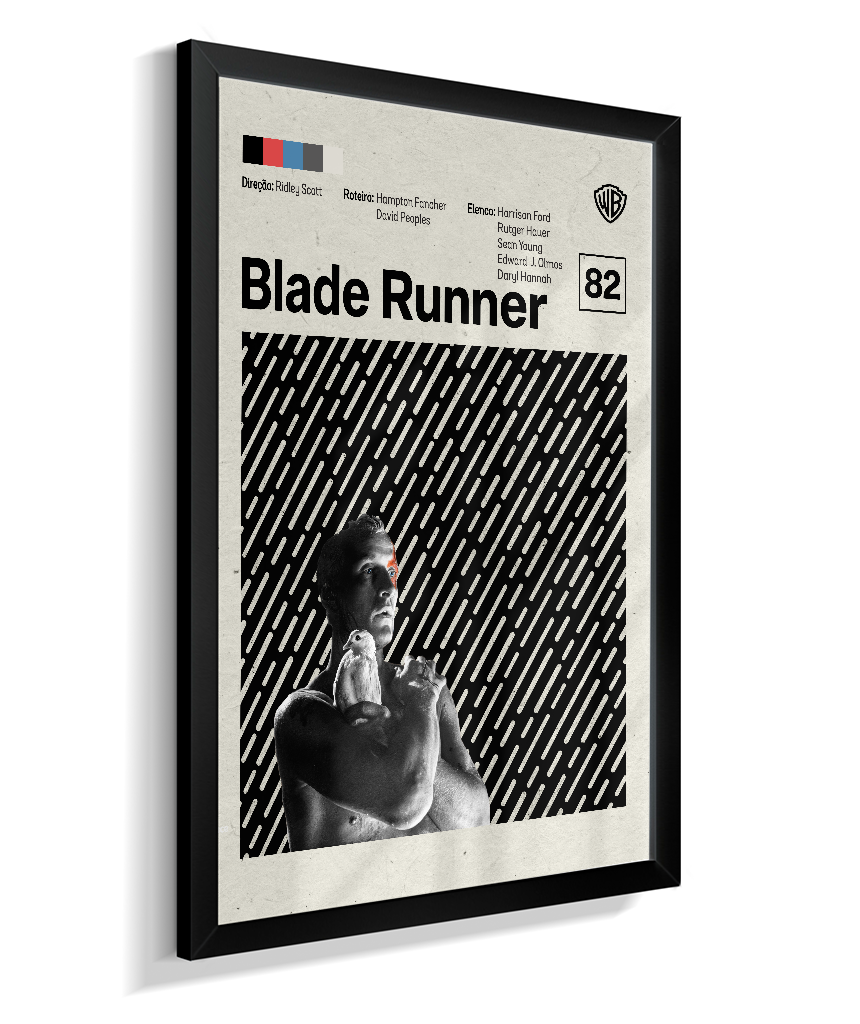 Quadro Blade Runner Minimalista