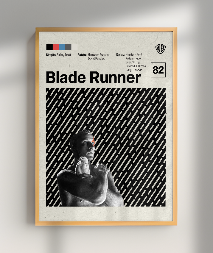 Quadro Blade Runner Minimalista
