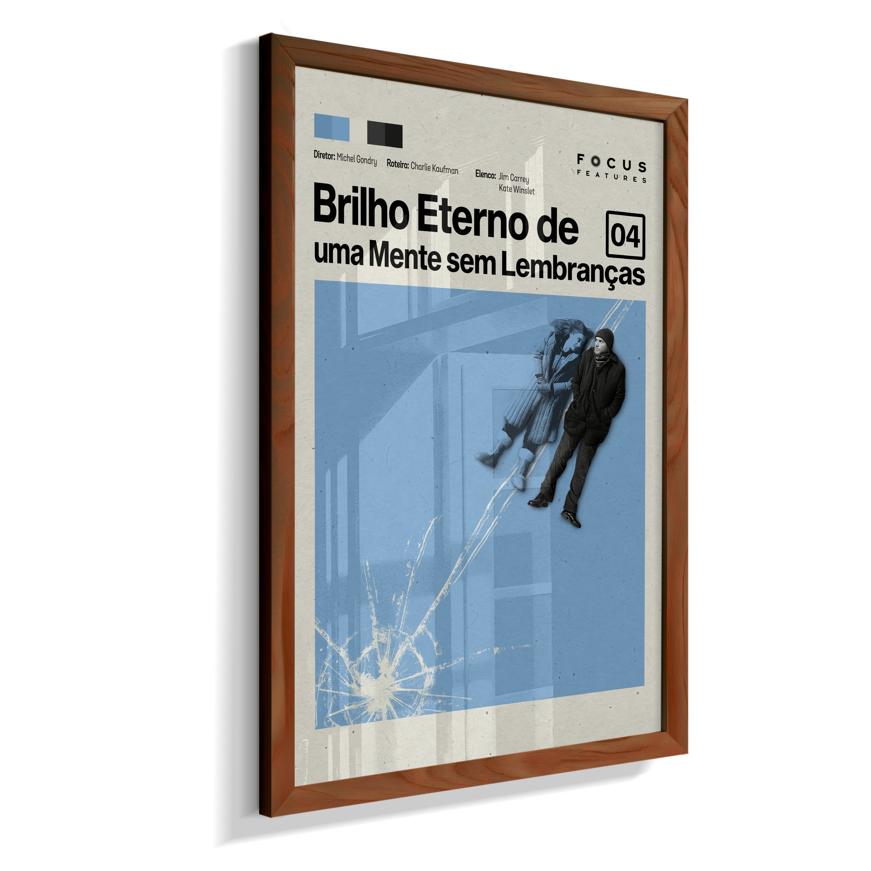 Quadro Brilho Eterno de uma Mente sem Lembranças Minimalista