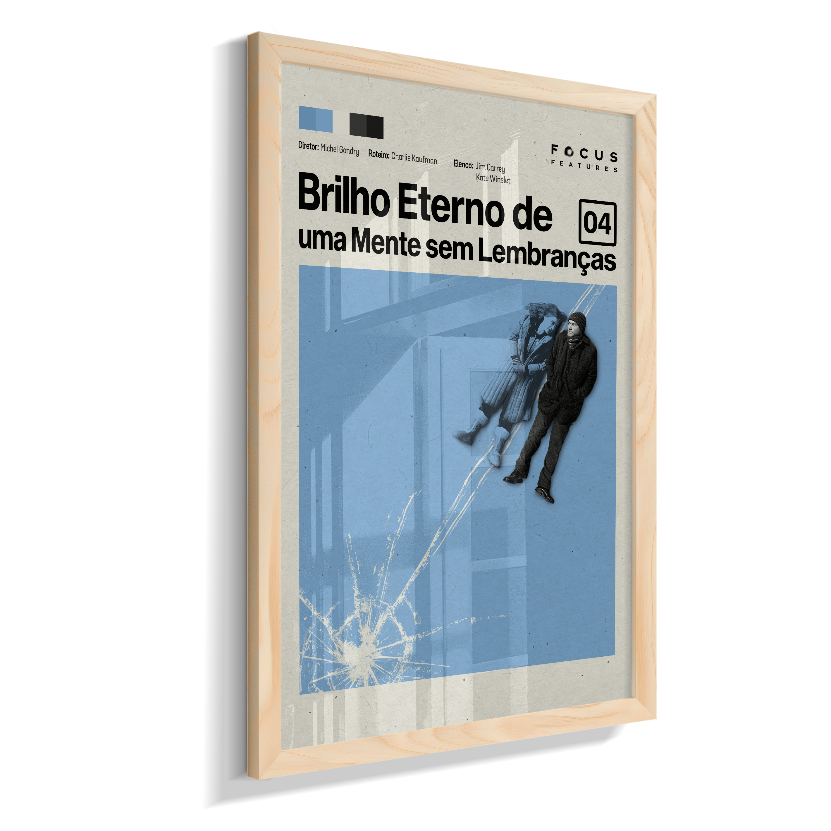 Quadro Brilho Eterno de uma Mente sem Lembranças Minimalista
