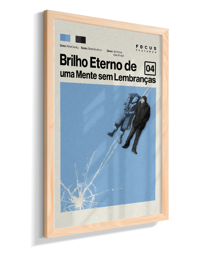 Quadro Brilho Eterno de uma Mente sem Lembranças Minimalista