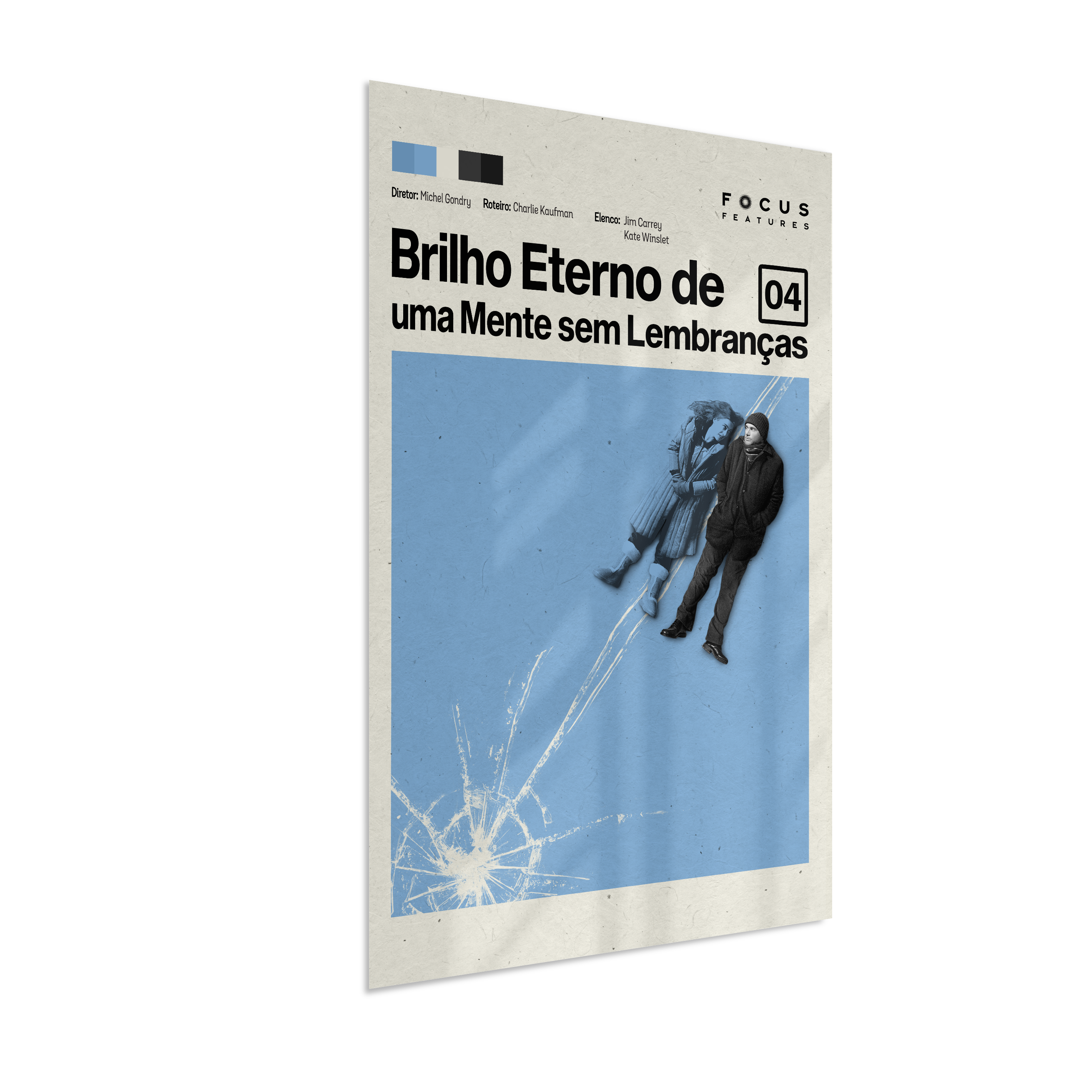 Quadro Brilho Eterno de uma Mente sem Lembranças Minimalista