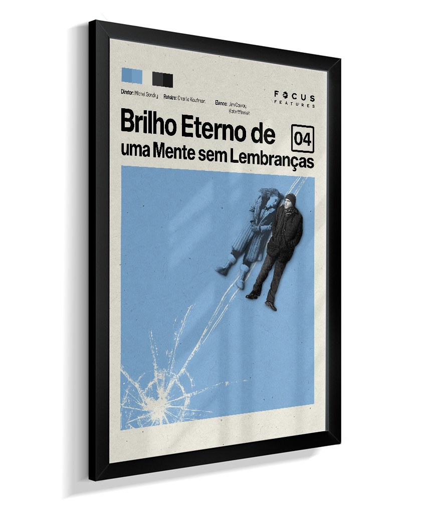 Quadro Brilho Eterno de uma Mente sem Lembranças Minimalista