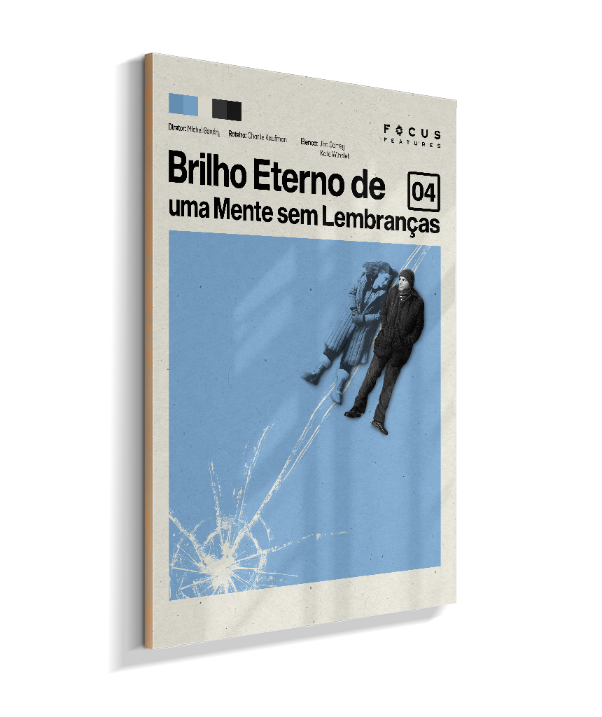 Quadro Brilho Eterno de uma Mente sem Lembranças Minimalista