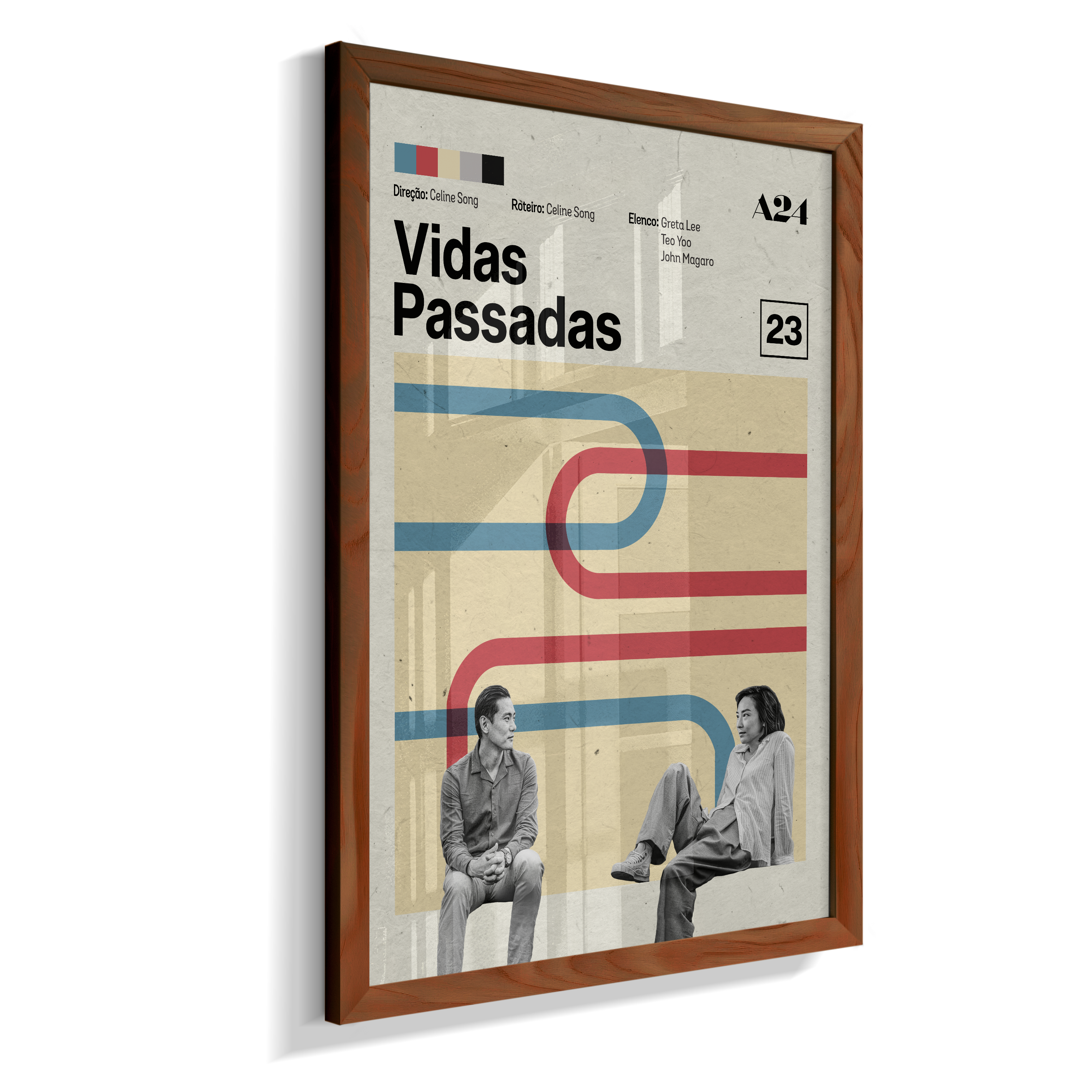 Quadro Vidas Passadas Minimalista