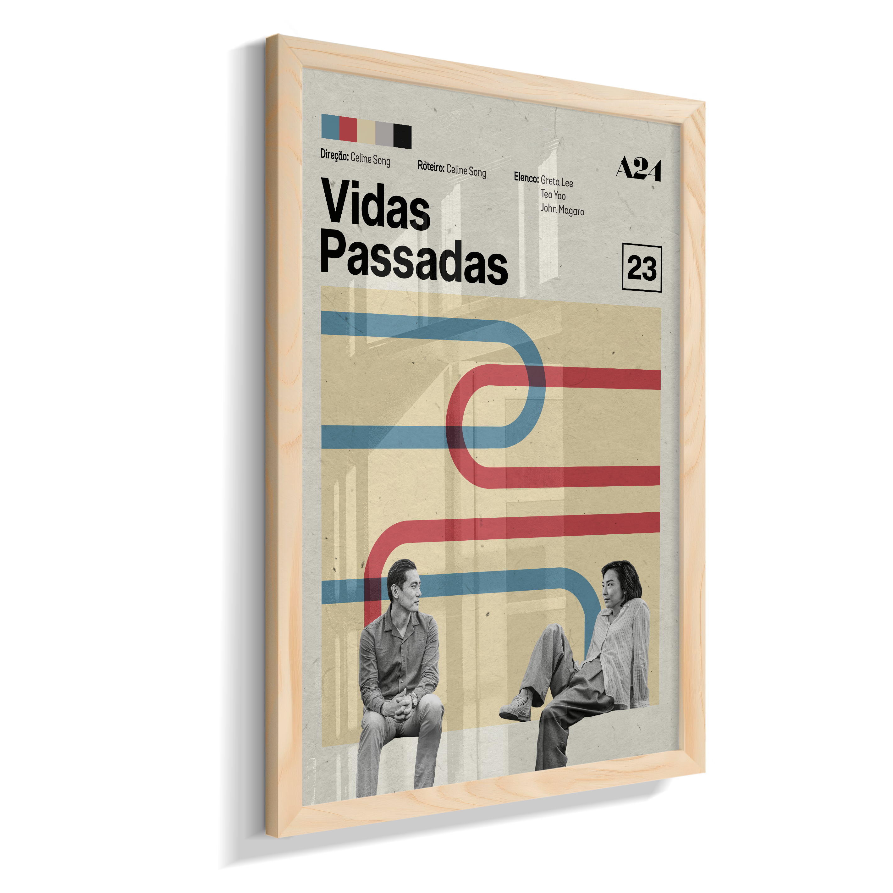 Quadro Vidas Passadas Minimalista