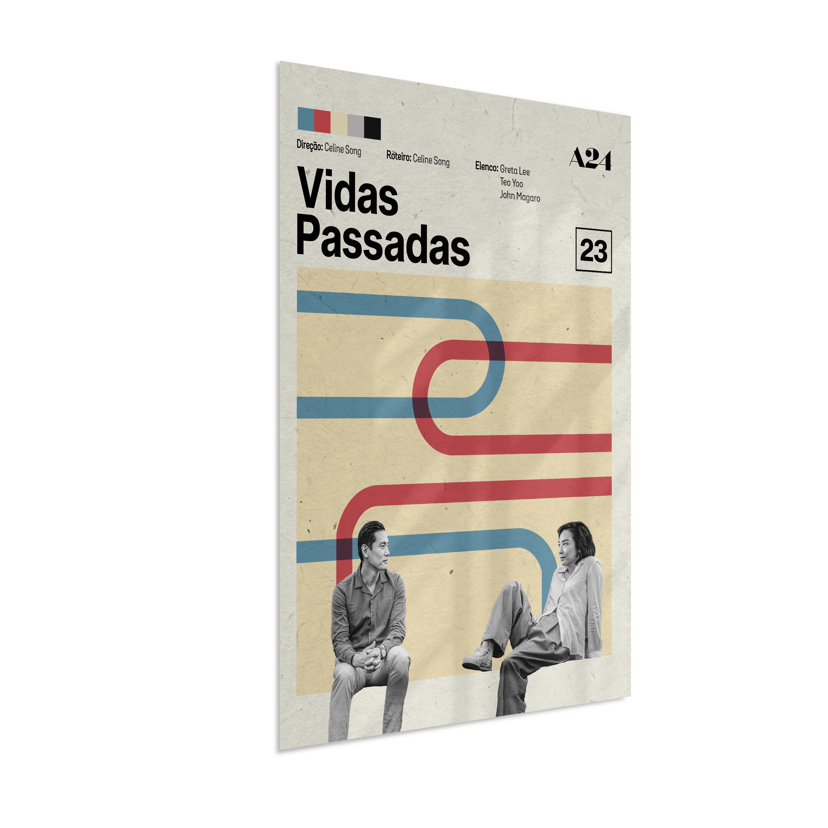 Quadro Vidas Passadas Minimalista