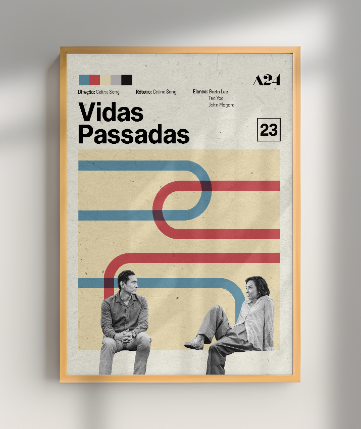 Quadro Vidas Passadas Minimalista