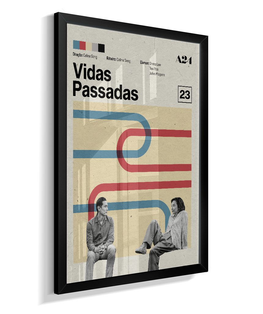 Quadro Vidas Passadas Minimalista