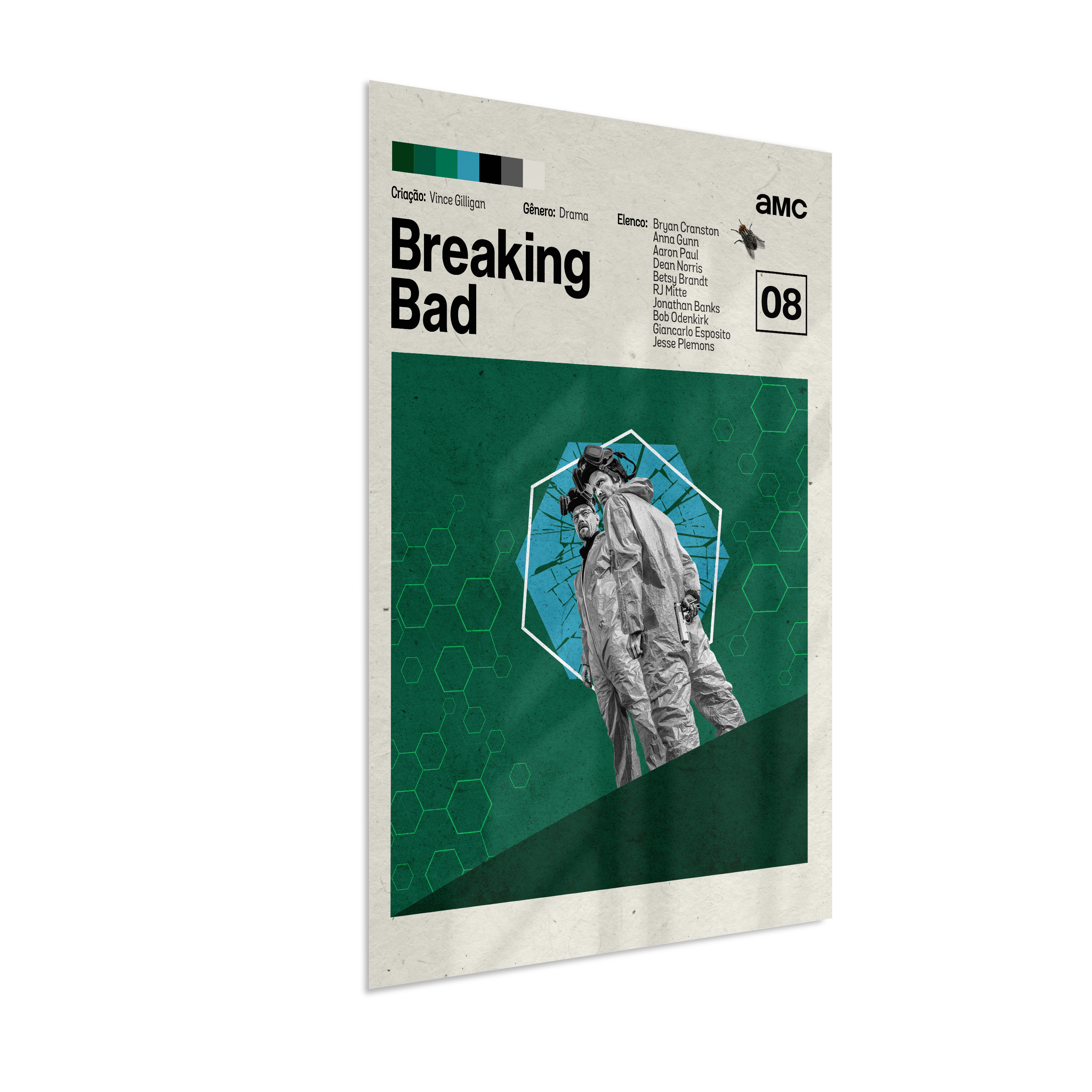 Quadro Breaking Bad Minimalista