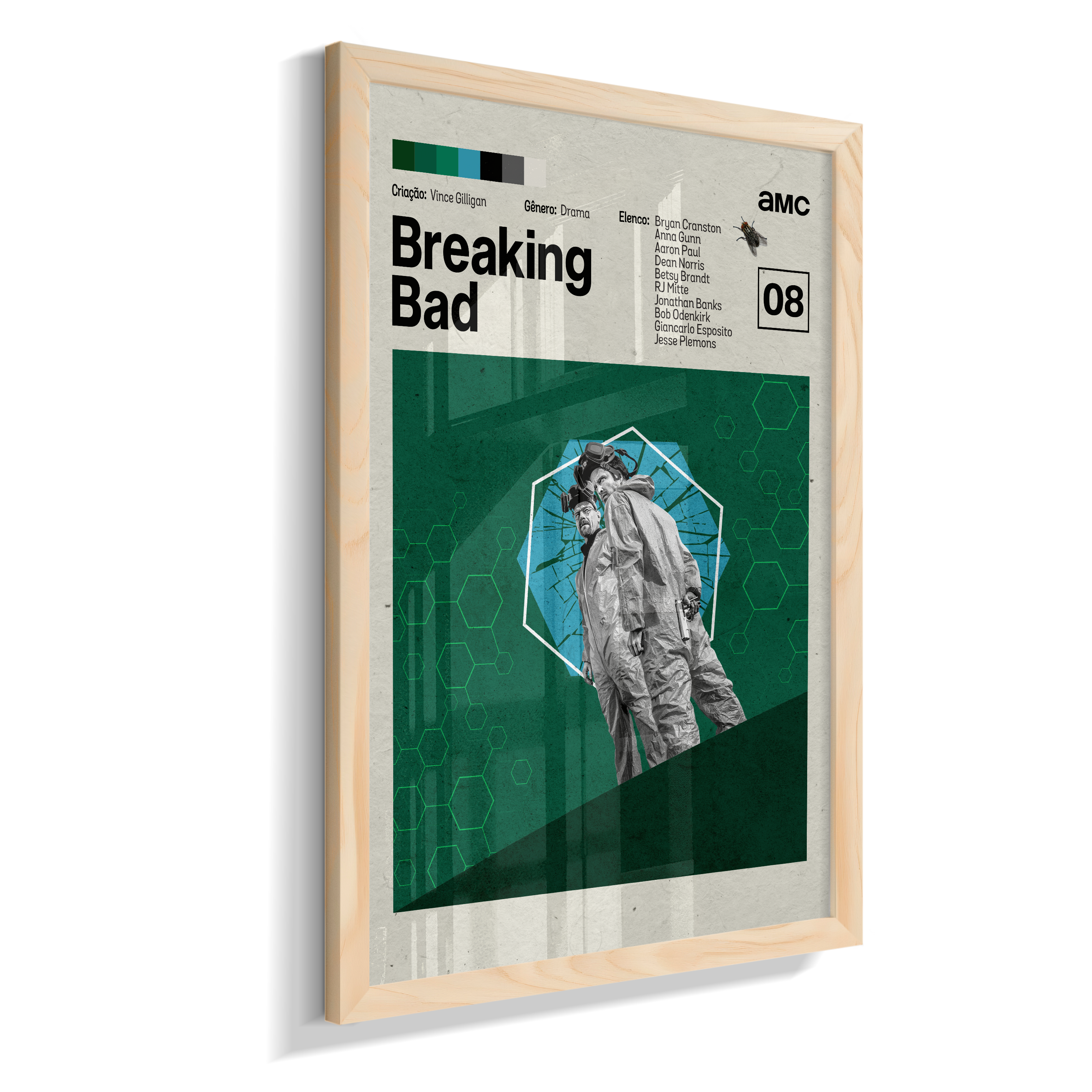 Quadro Breaking Bad Minimalista