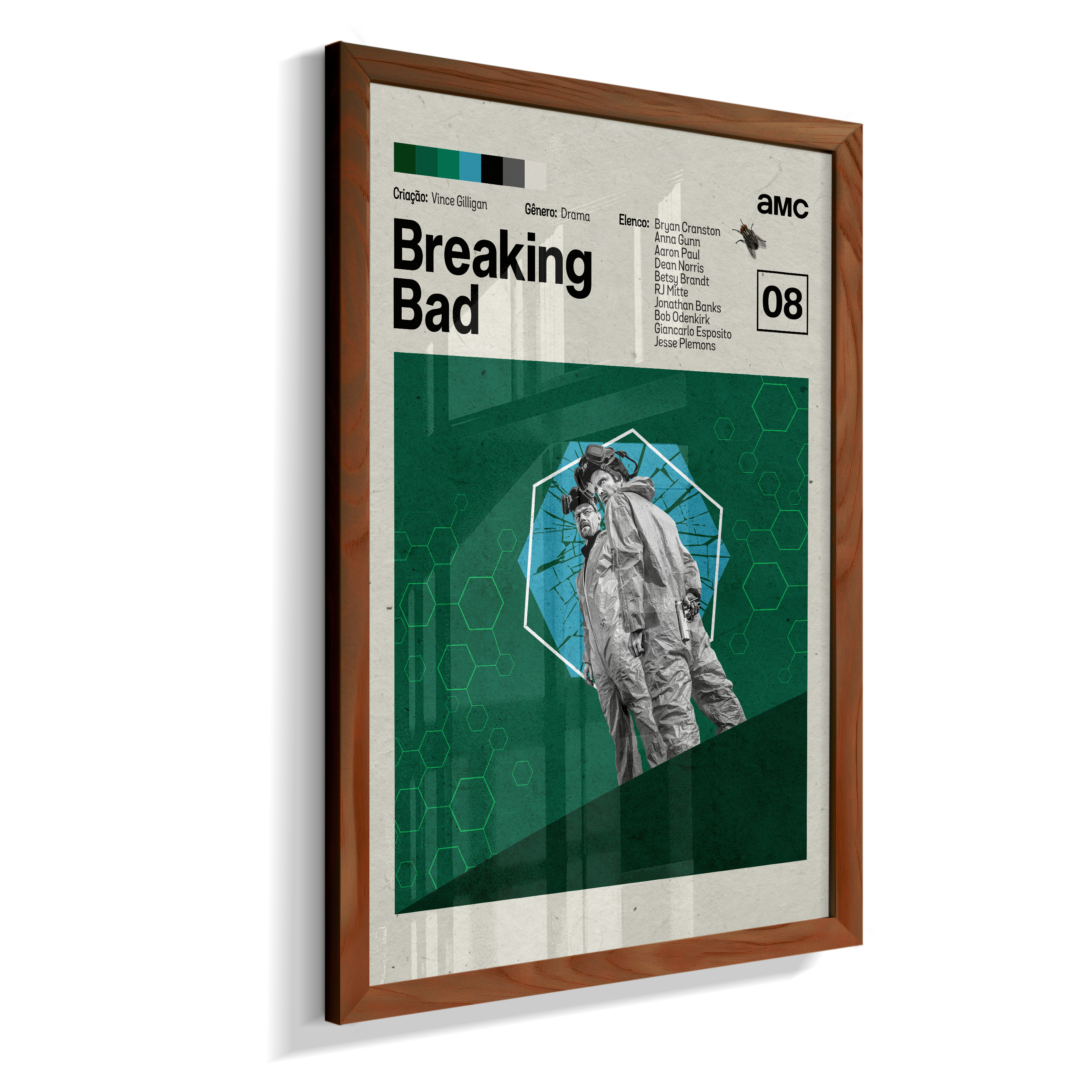 Quadro Breaking Bad Minimalista