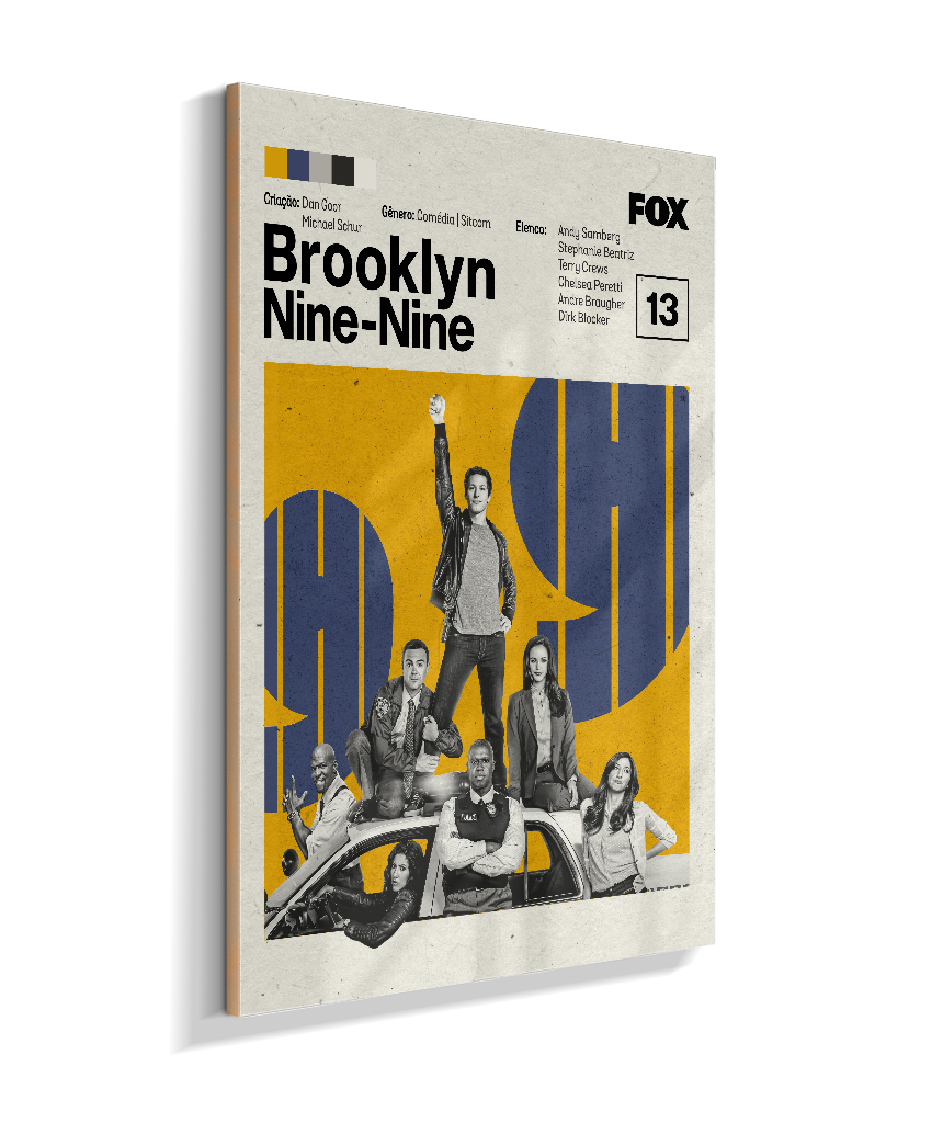 Quadro Brooklyn Nine-Nine Minimalista