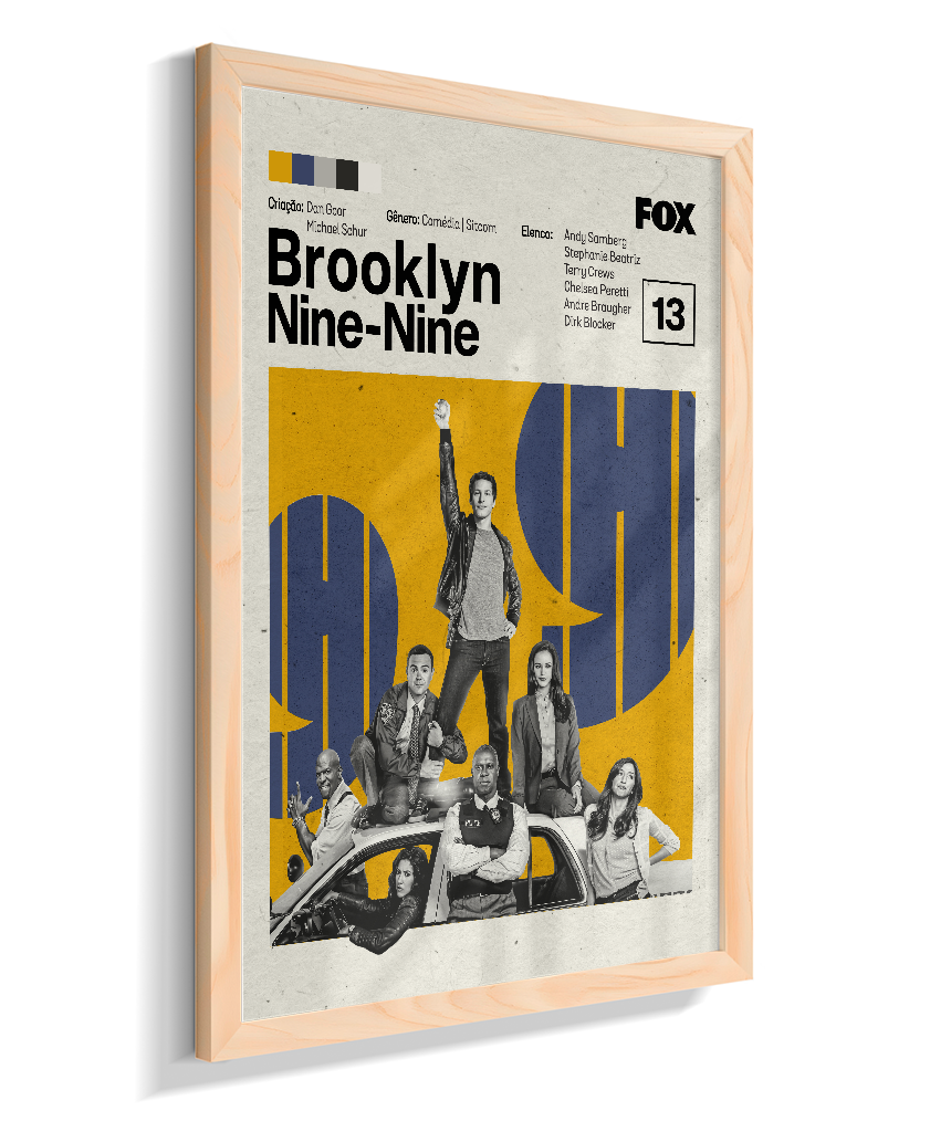 Quadro Brooklyn Nine-Nine Minimalista