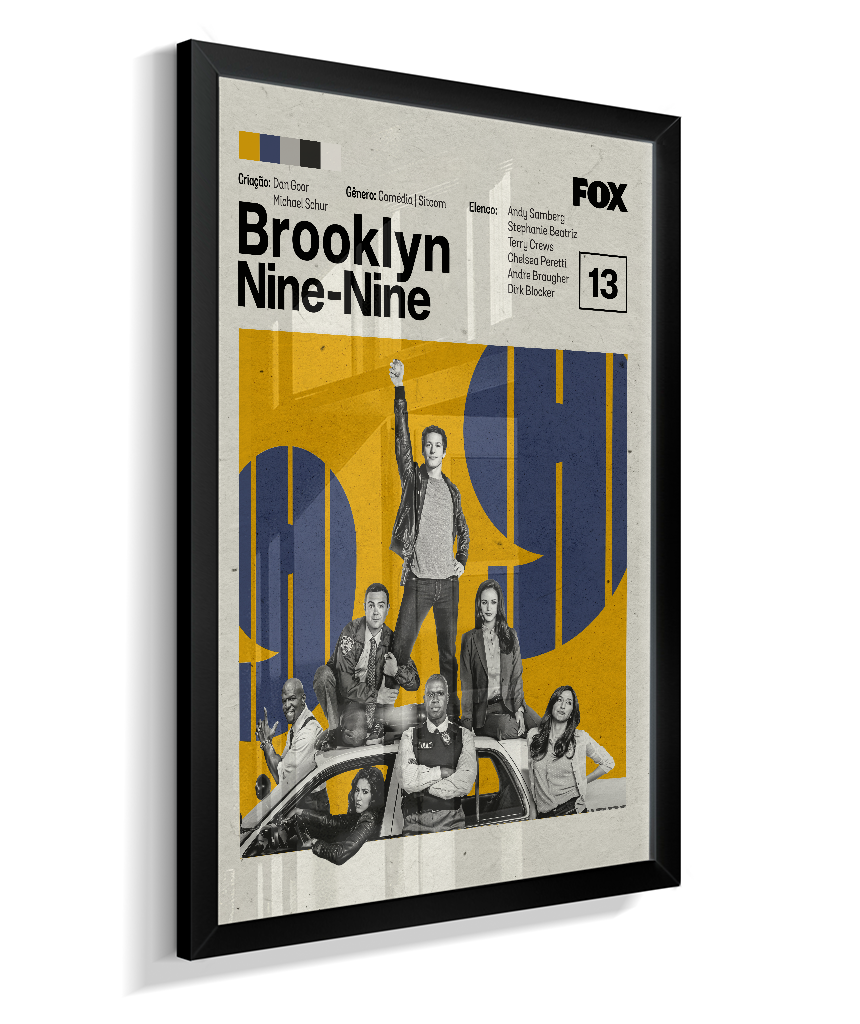 Quadro Brooklyn Nine-Nine Minimalista