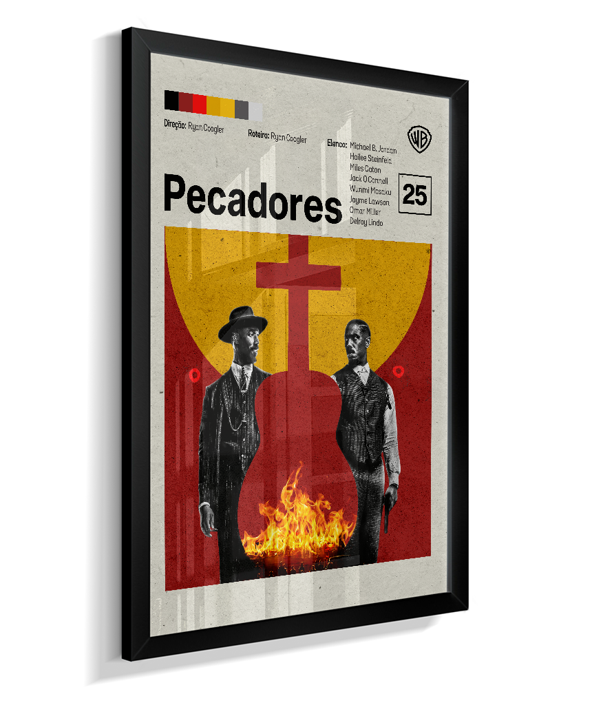 Quadro Pecadores Minimalista