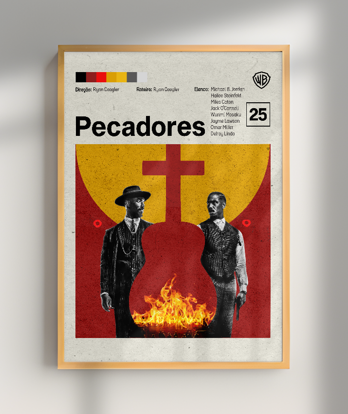 Quadro Pecadores Minimalista