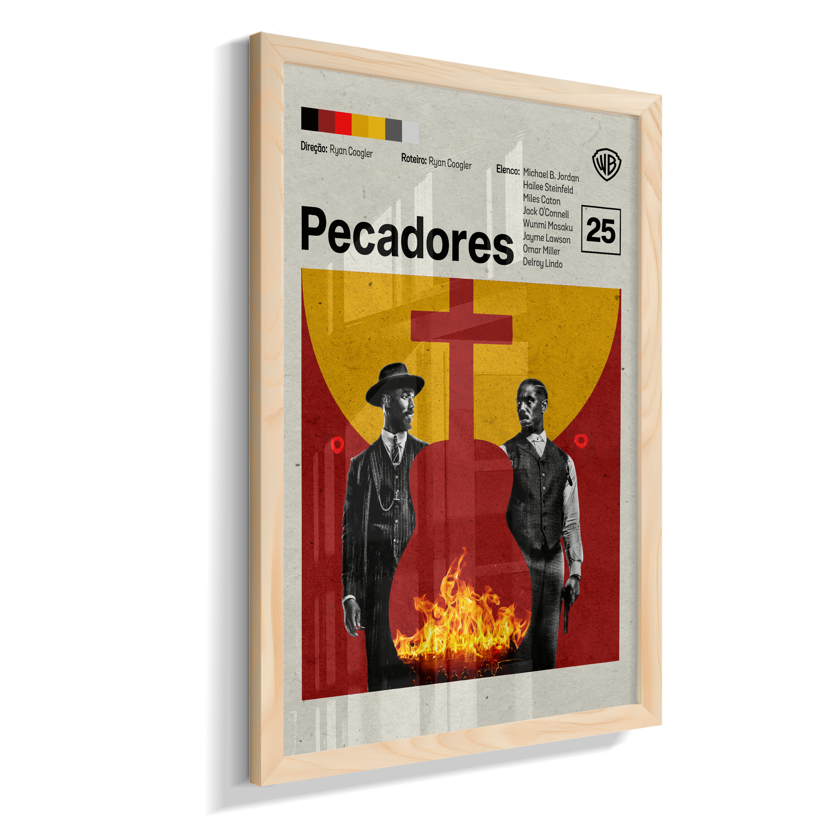 Quadro Pecadores Minimalista