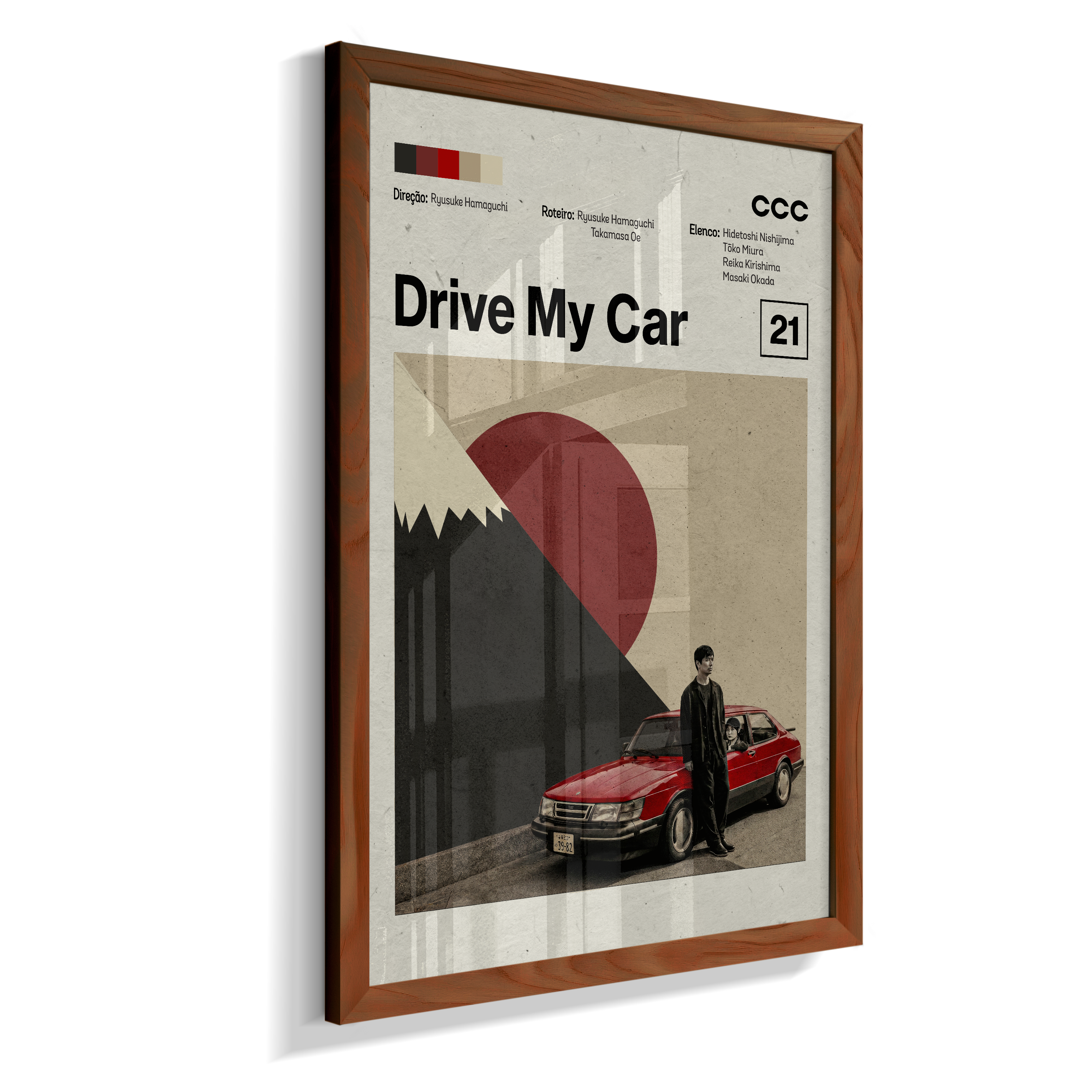 Quadro Drive My Car Minimalista