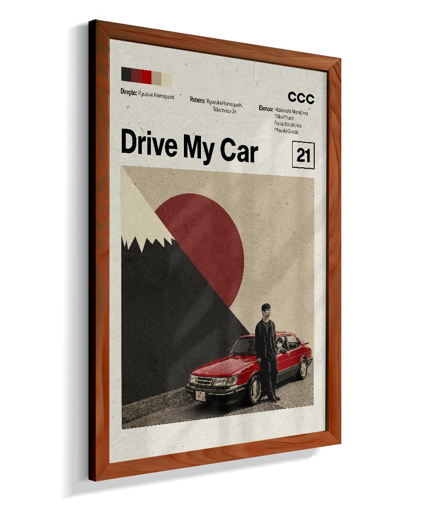 Quadro Drive My Car Minimalista