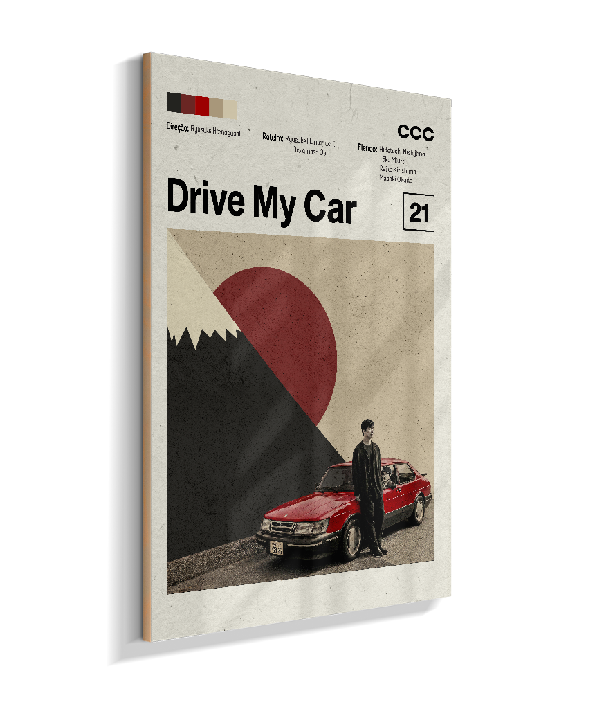 Quadro Drive My Car Minimalista
